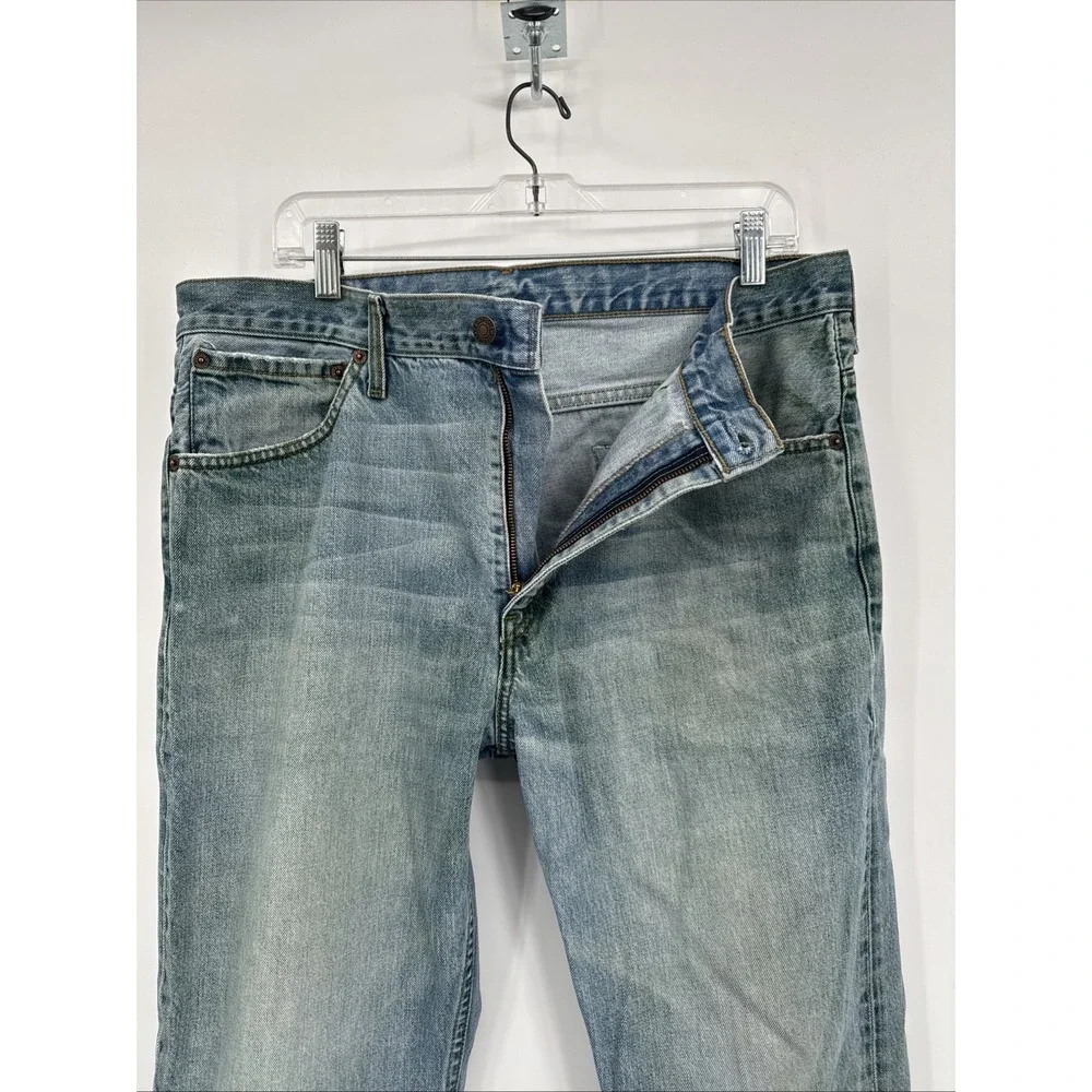 Vintage LEVI'S Men 507 04 Regular Straight‎ Jeans Size W36 34L Unique Fade